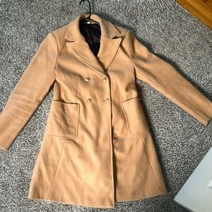 Camel coat.